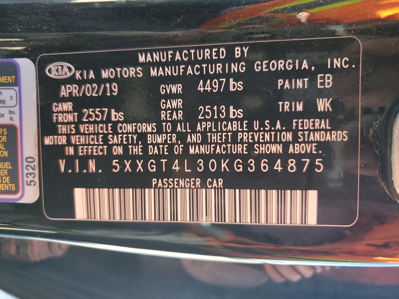 2019 Kia Optima - Image 15