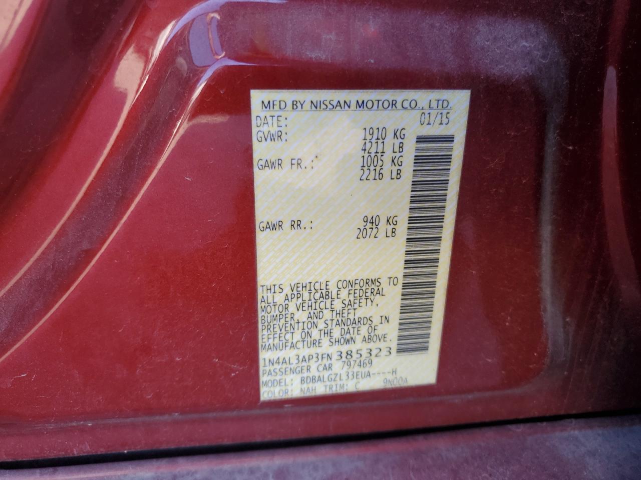 2015 Nissan Altima - Image 12