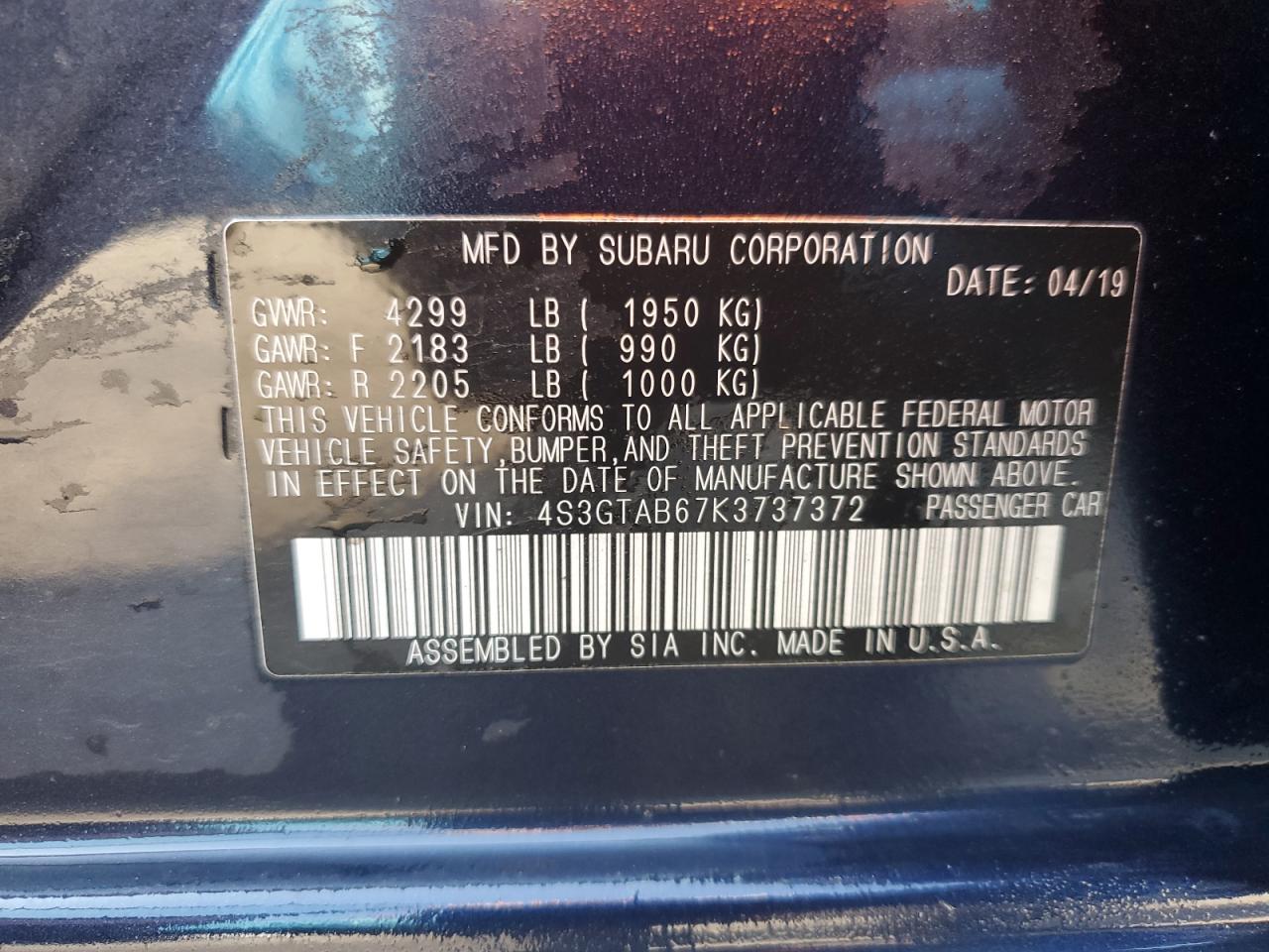 2019 Subaru Impreza - Image 13