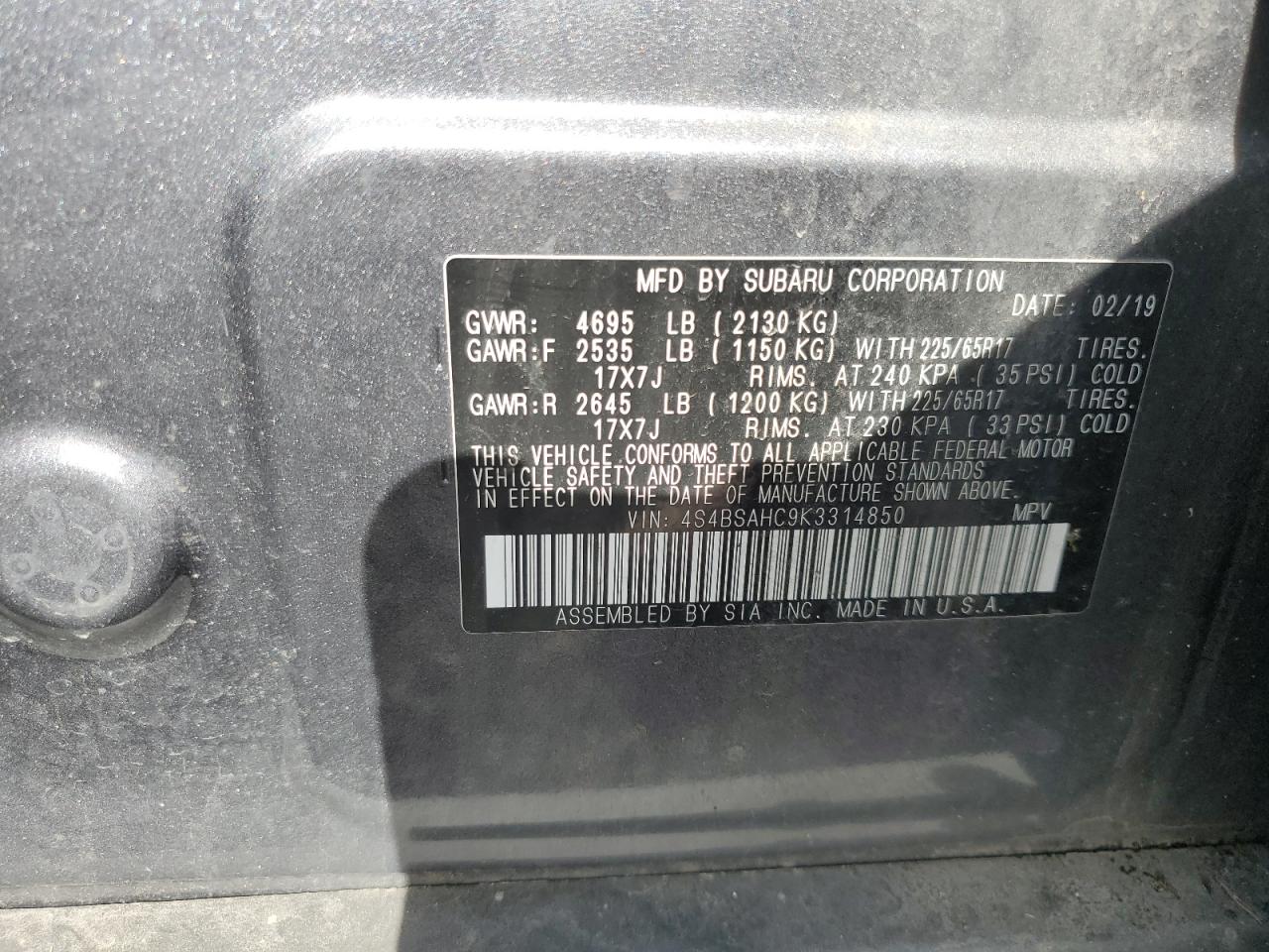 2019 Subaru Outback - Image 13