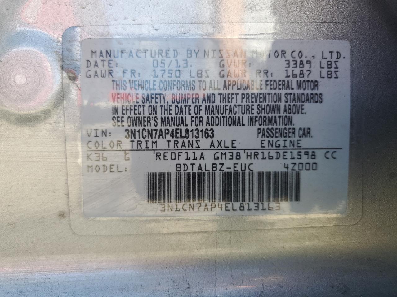 2014 Nissan Versa - Image 12