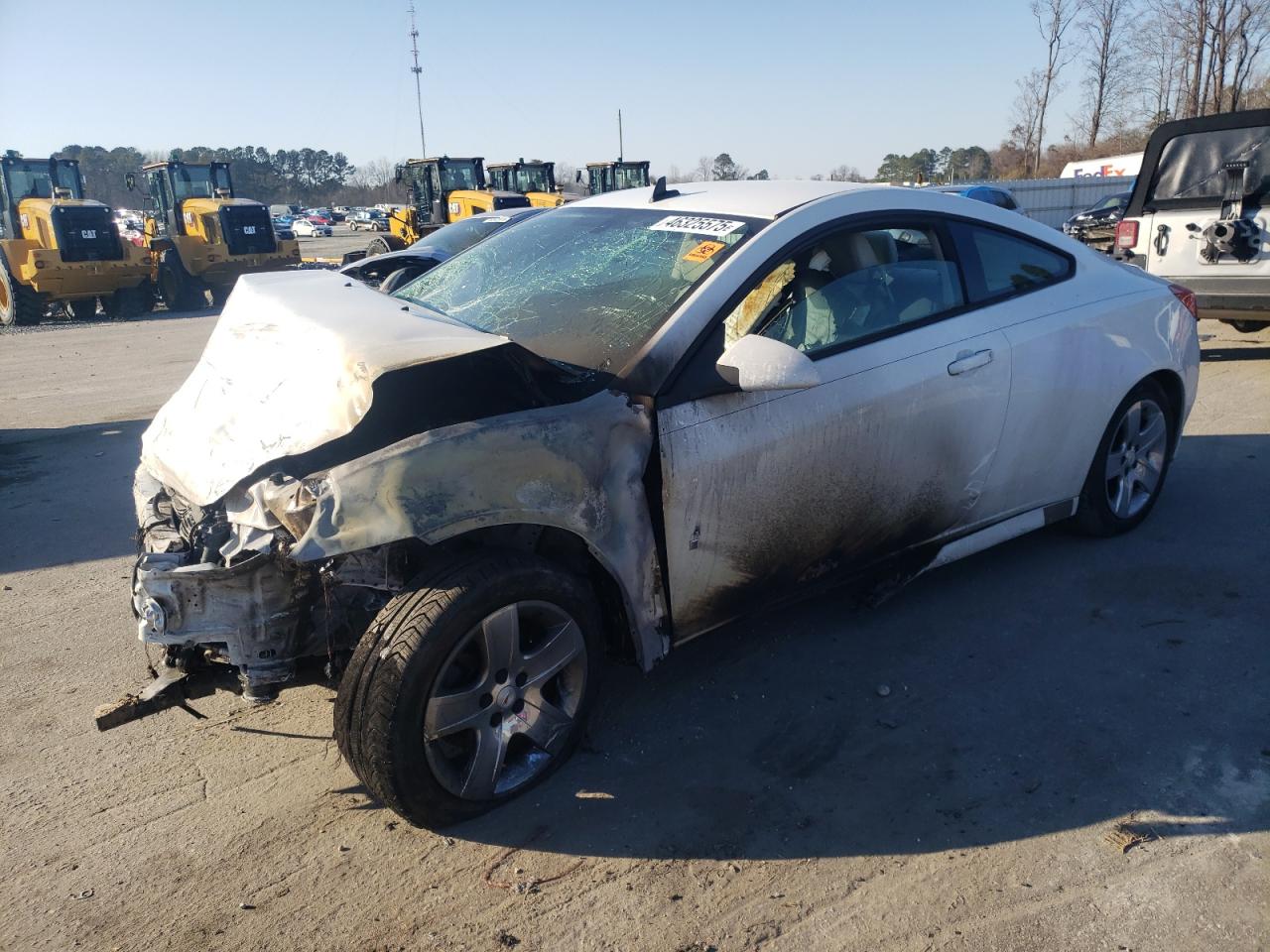 2009 Pontiac G6 за продажба в Dunn, NC - Burn