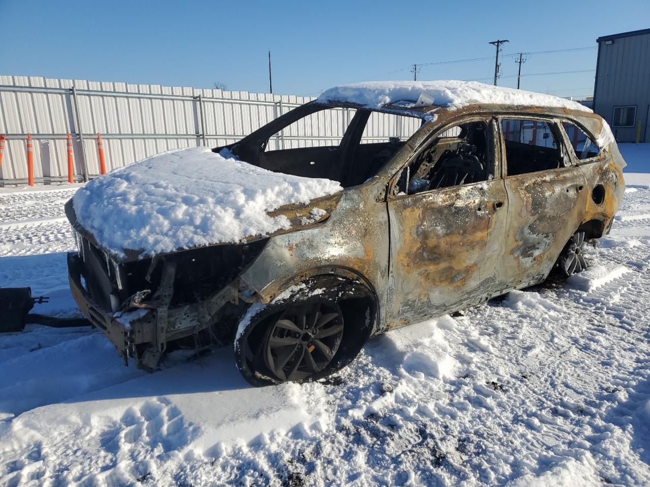 2016 Kia Sorento Lx de vânzare în Appleton, WI - Burn