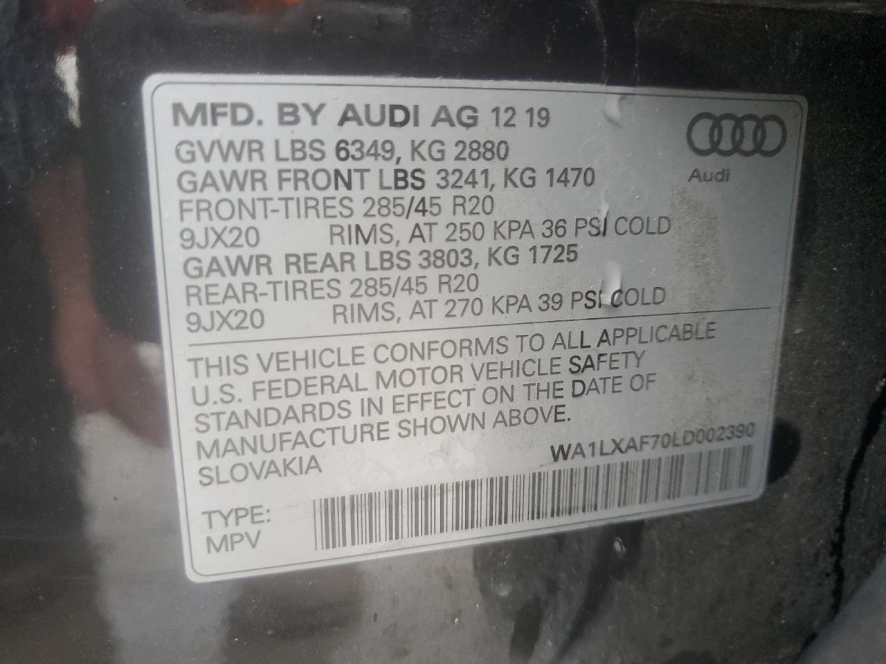 2020 Audi Q7 - Image 13
