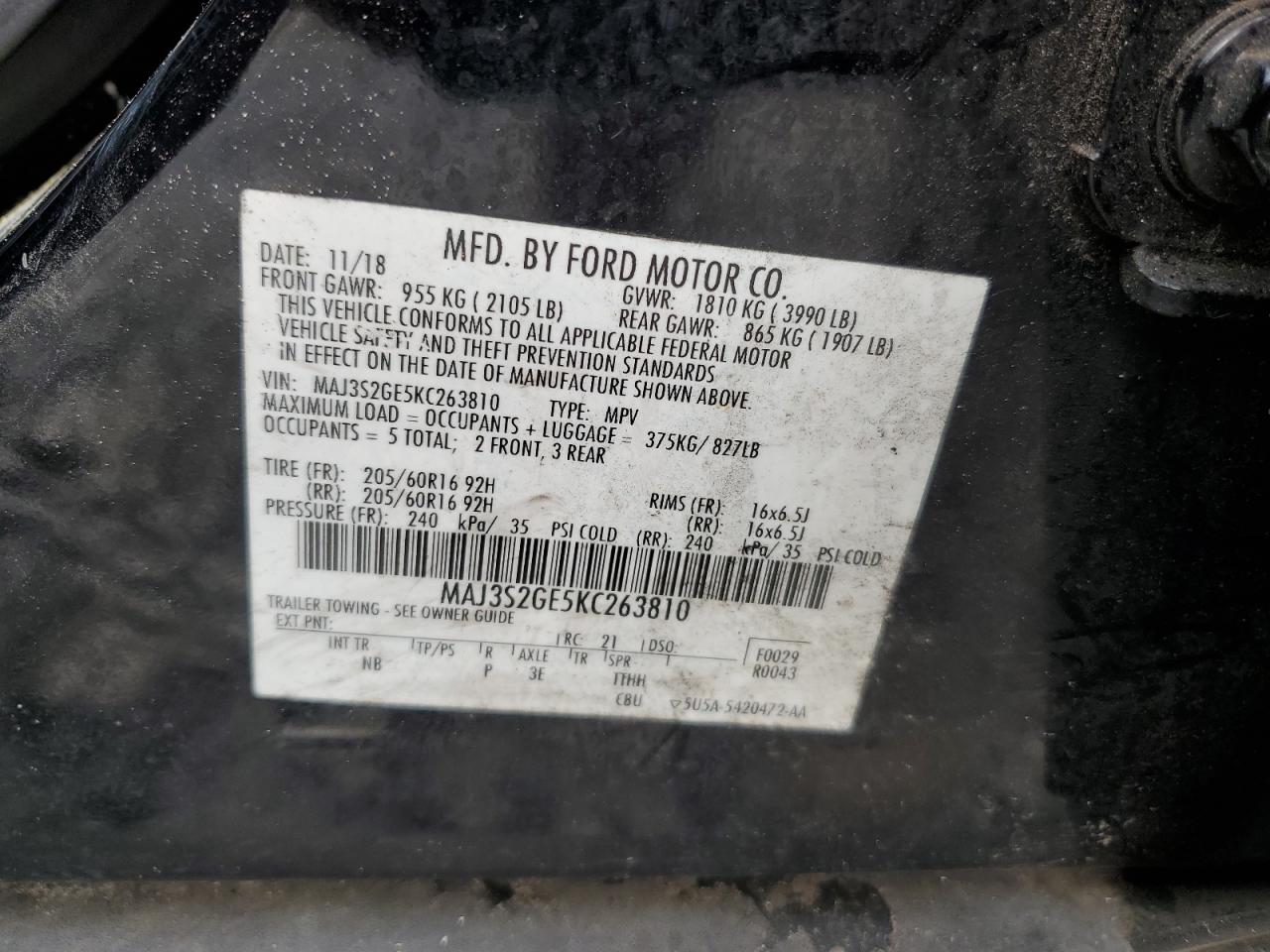 2019 Ford EcoSport - Image 15