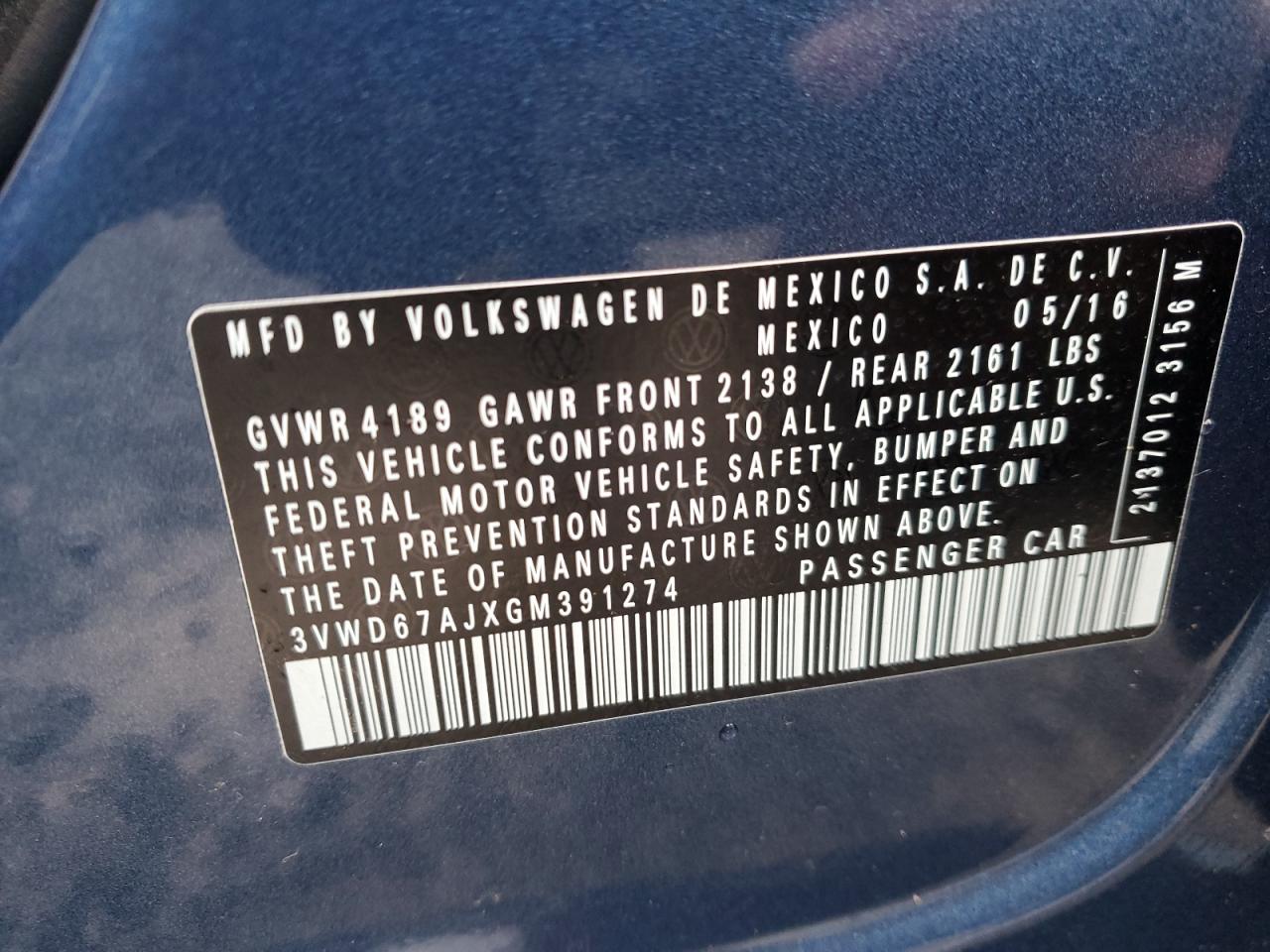 2016 Volkswagen Jetta - Image 12