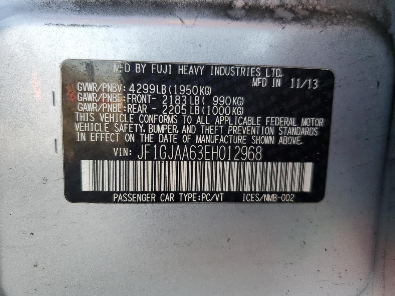 2014 Subaru Impreza - Image 14