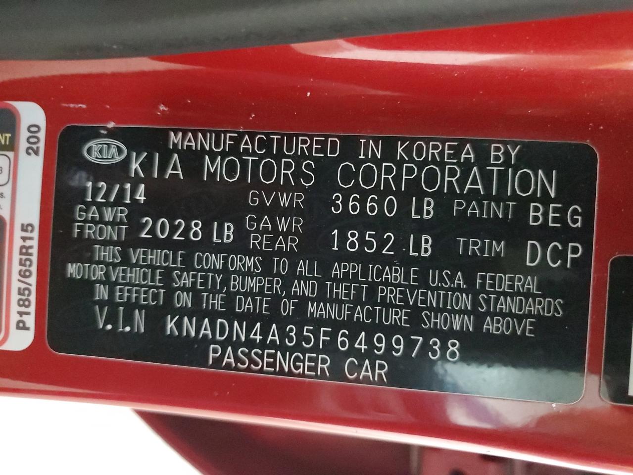 2015 Kia Rio - Image 15