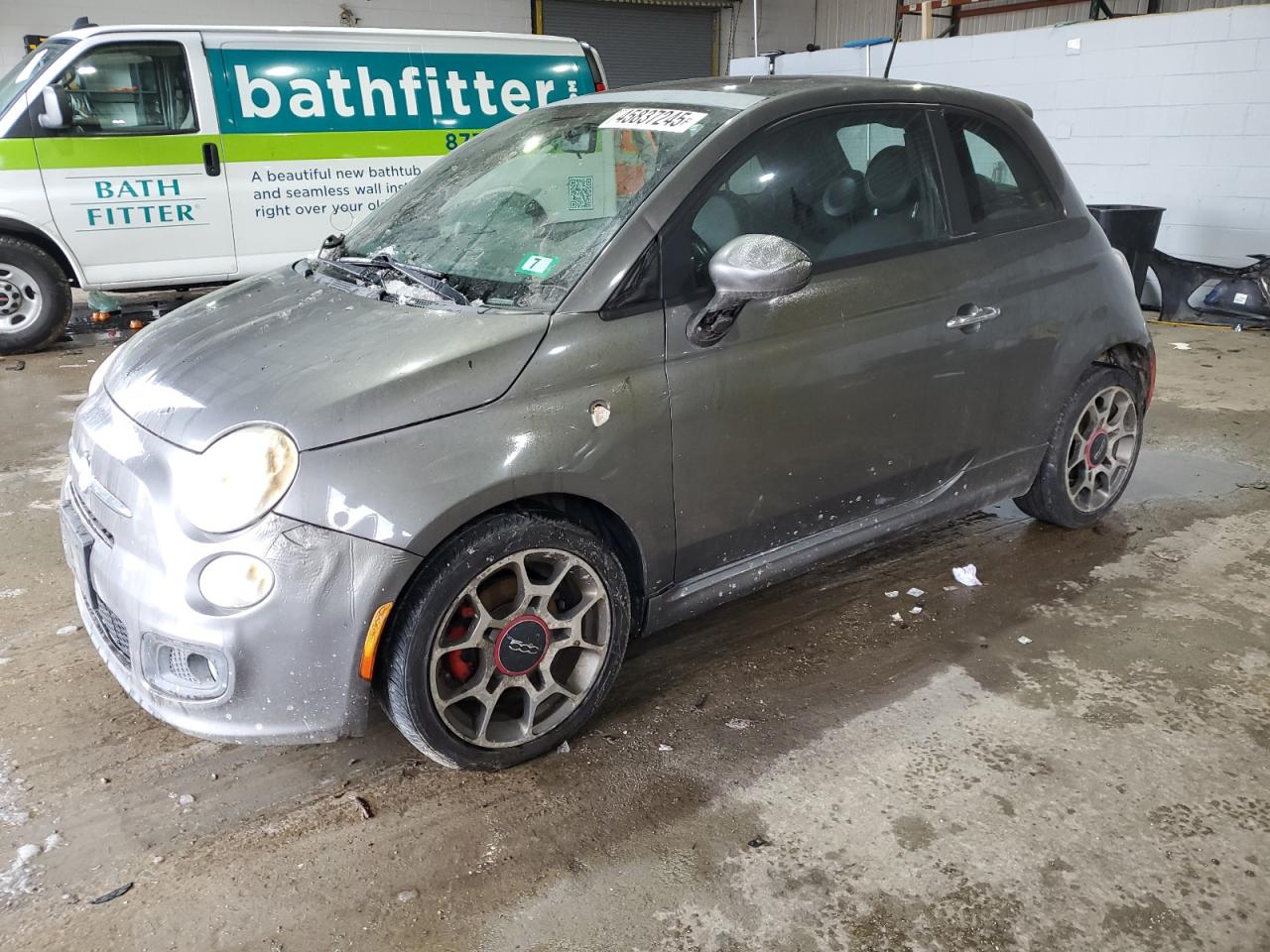 2012 Fiat 500 Sport na sprzedaż w Candia, NH - Burn - Engine