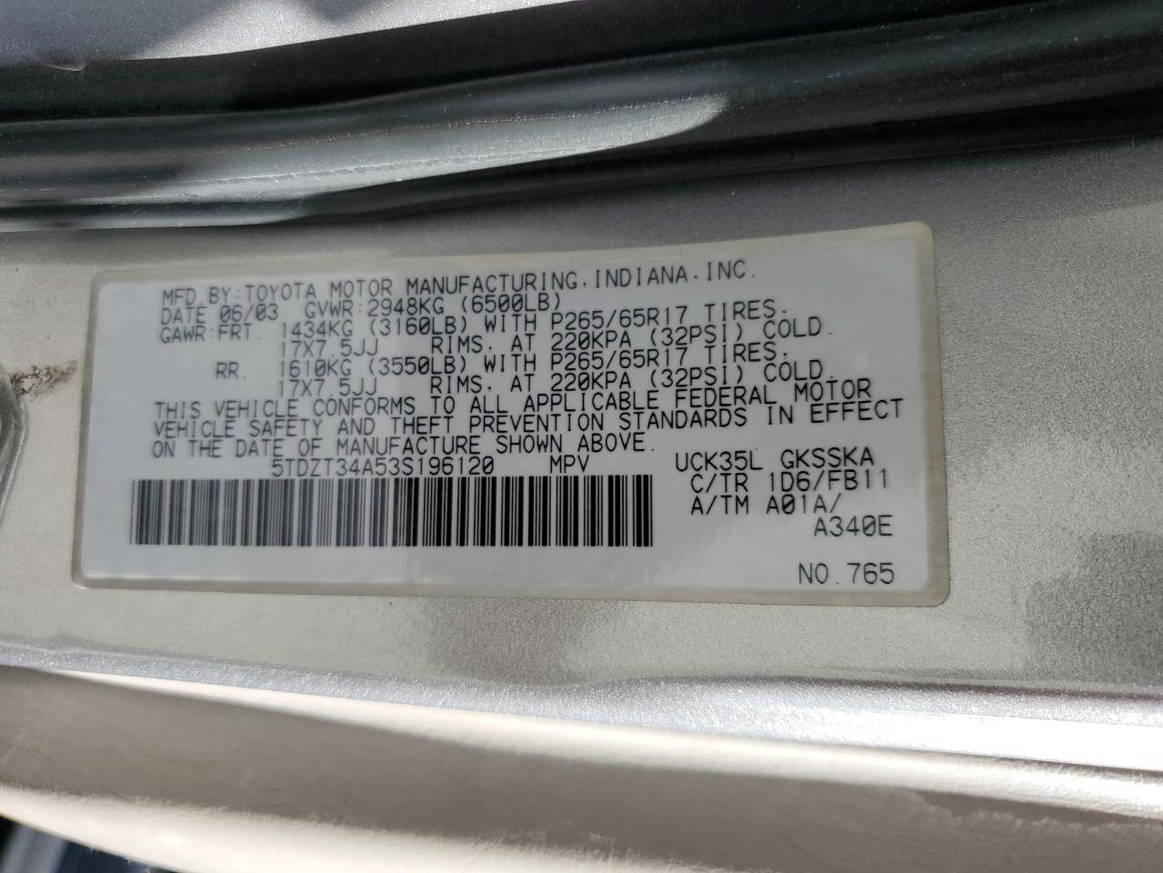 2003 Toyota Sequoia - Image 12