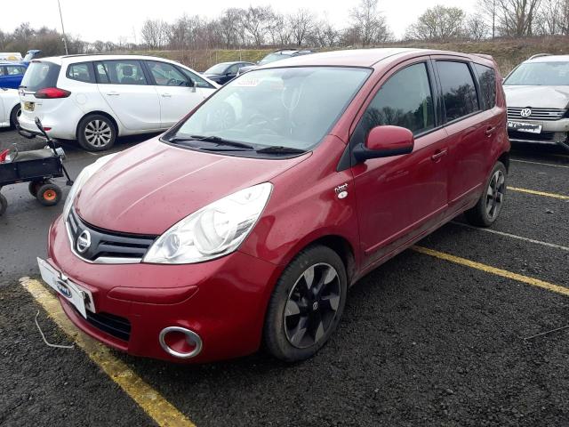 2013 NISSAN NOTE N-TEC for sale at Copart SANDTOFT