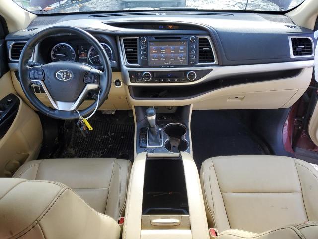 Parquets TOYOTA HIGHLANDER 2016 Maroon