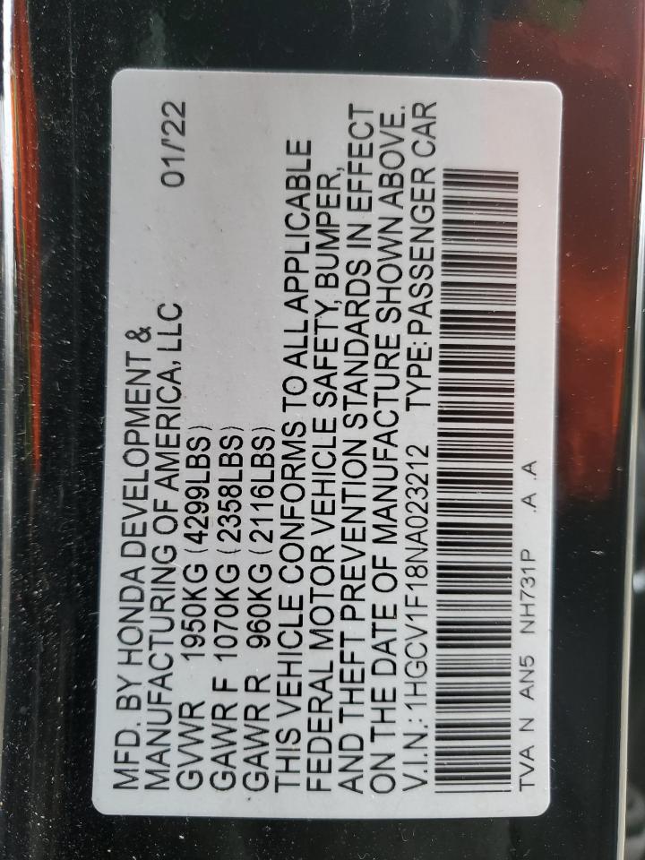 2022 Honda Accord - Image 12