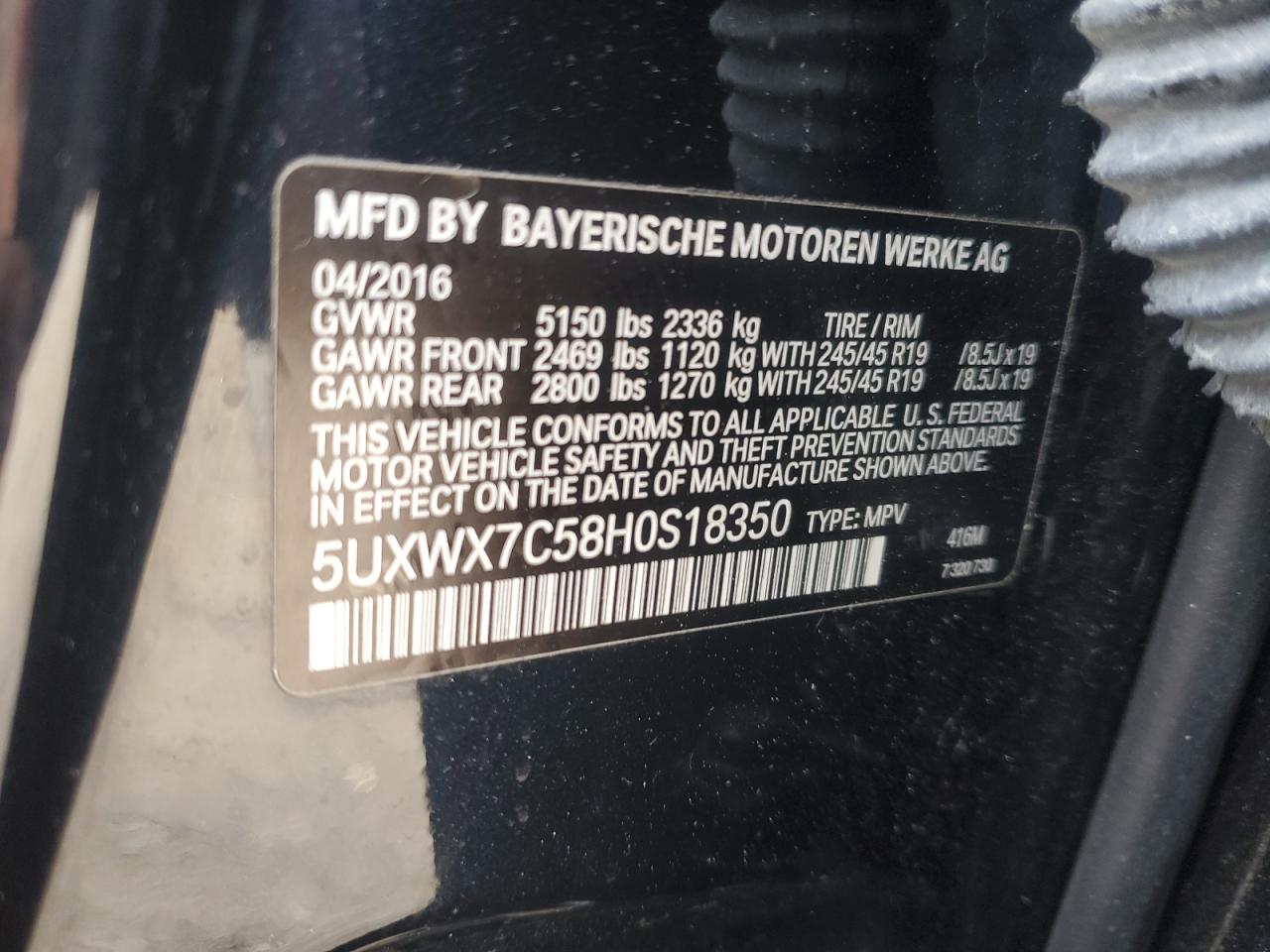 2017 BMW X3 - Image 13