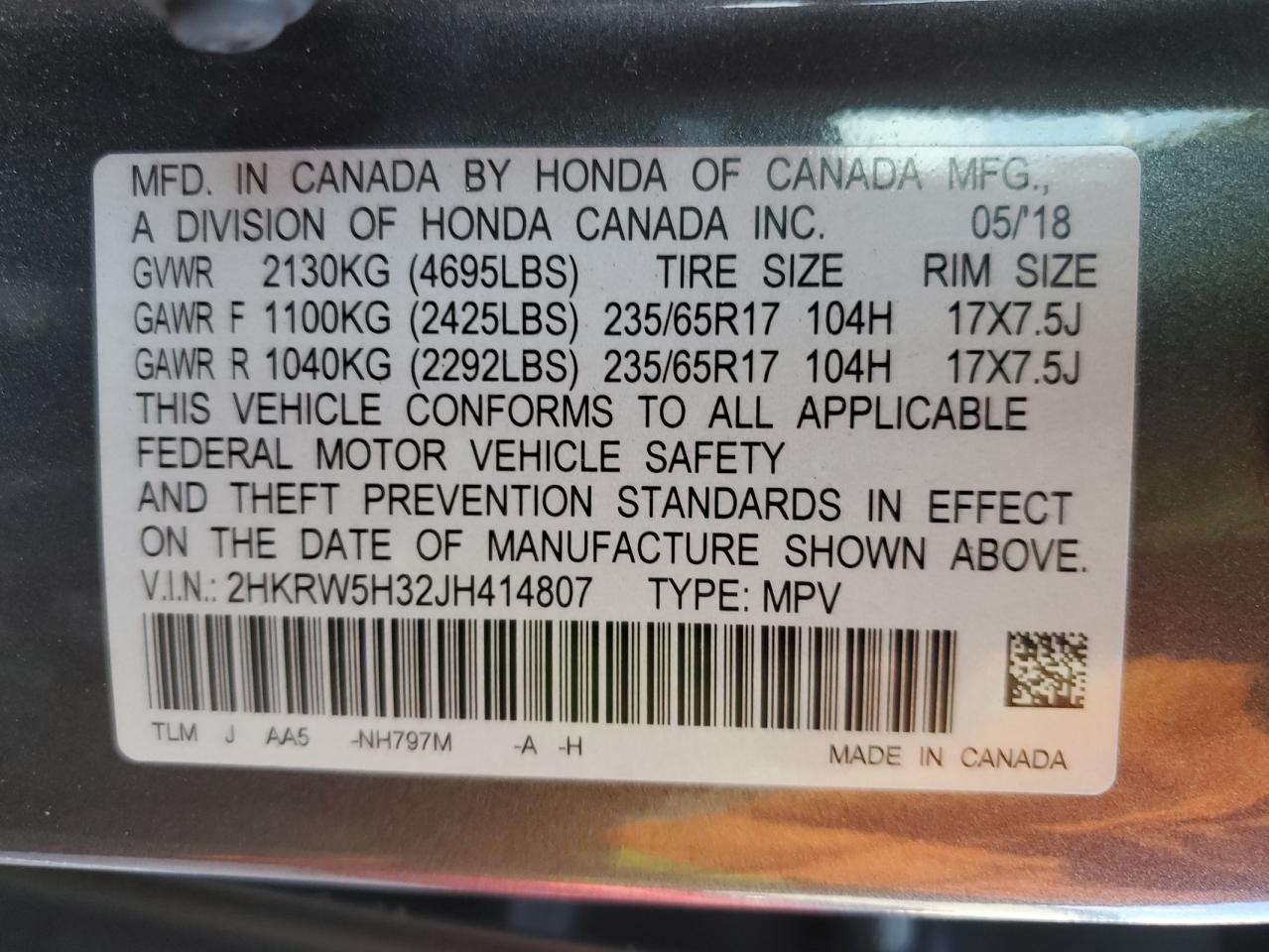 2018 Honda CR-V - Image 12