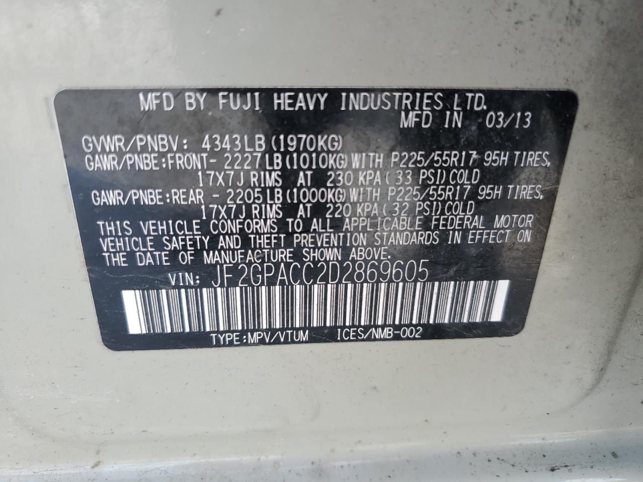 2013 Subaru XV - Image 13