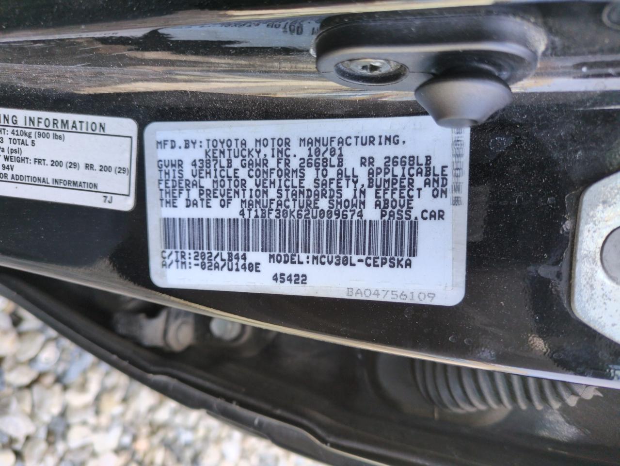 2002 Toyota Camry - Image 12