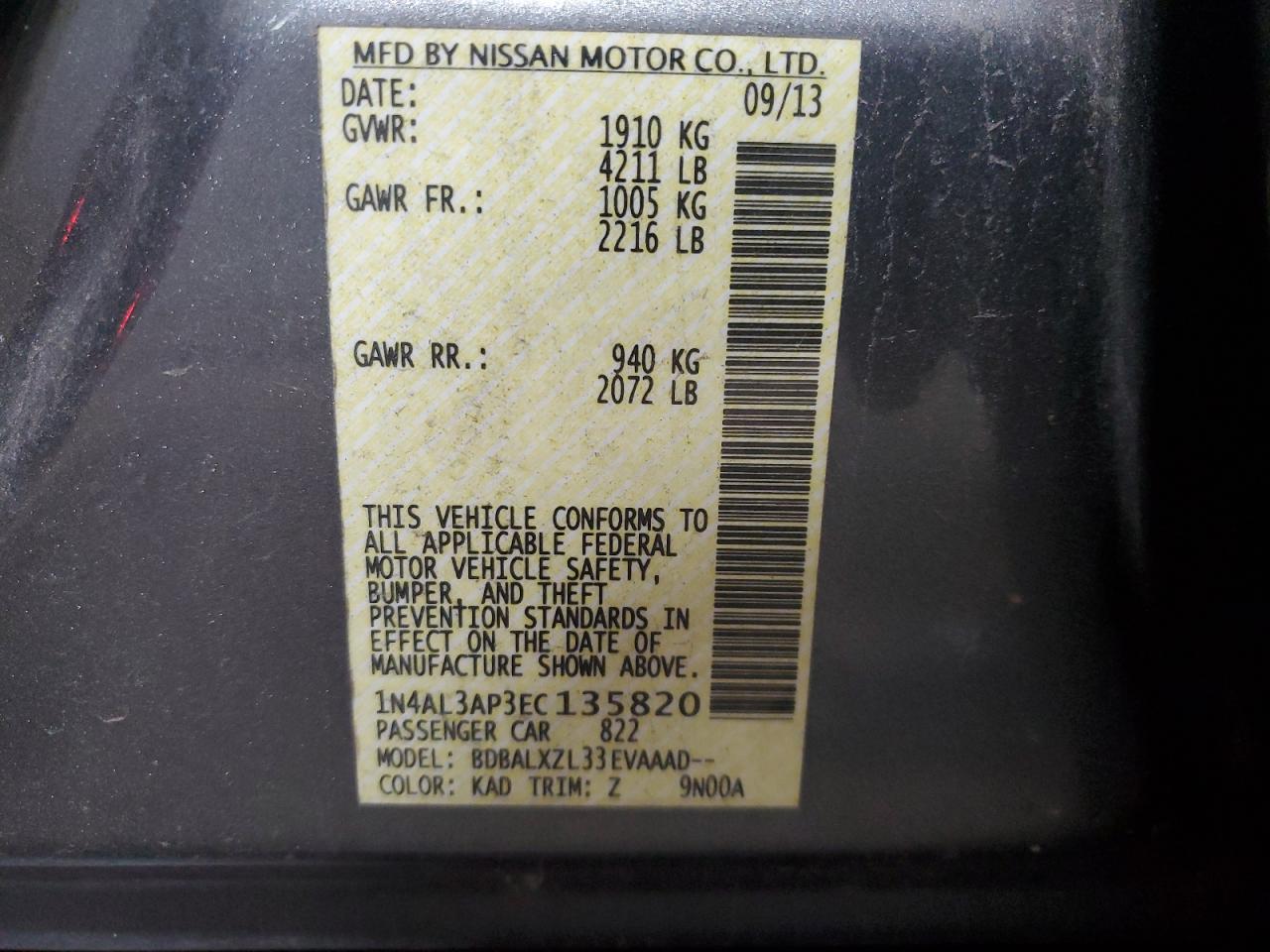 2014 Nissan Altima - Image 12