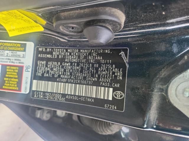 2012 TOYOTA CAMRY BASE