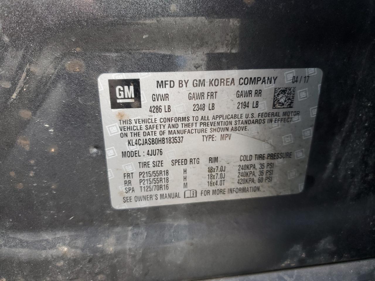 2017 Buick Encore - Image 13