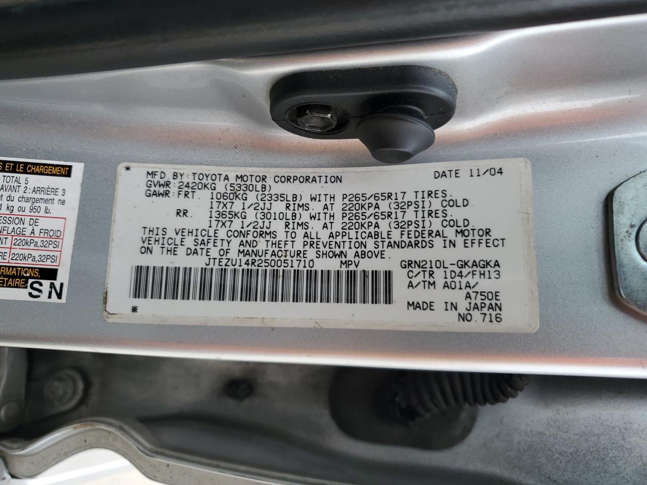 2005 Toyota 4Runner - Image 15