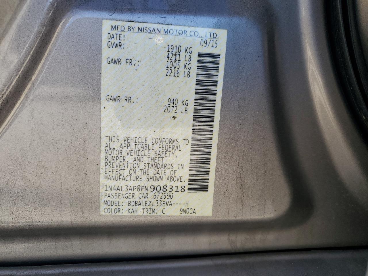 2015 Nissan Altima - Image 12