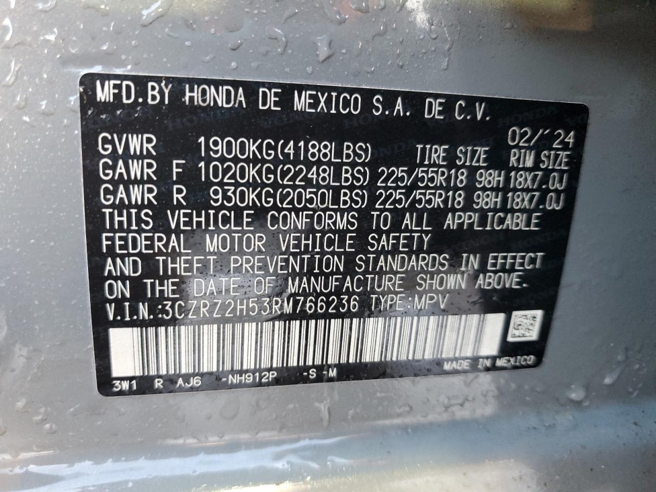 2024 Honda HR-V - Image 13