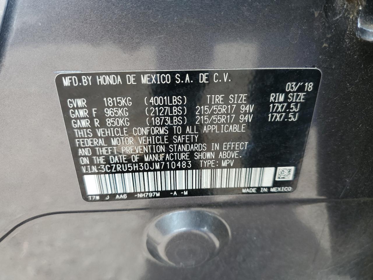 2018 Honda HR-V - Image 13