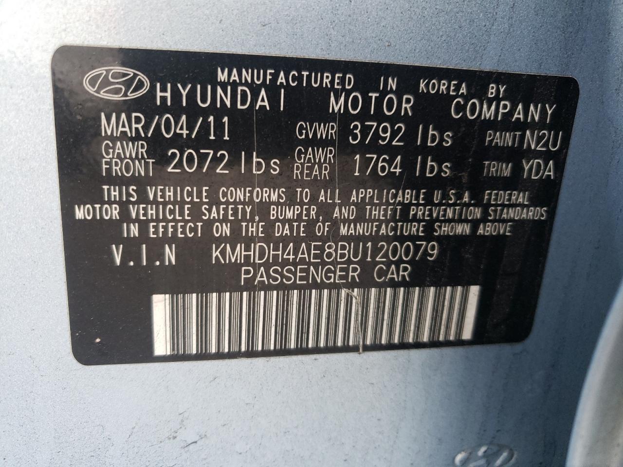 2011 Hyundai Elantra - Image 13