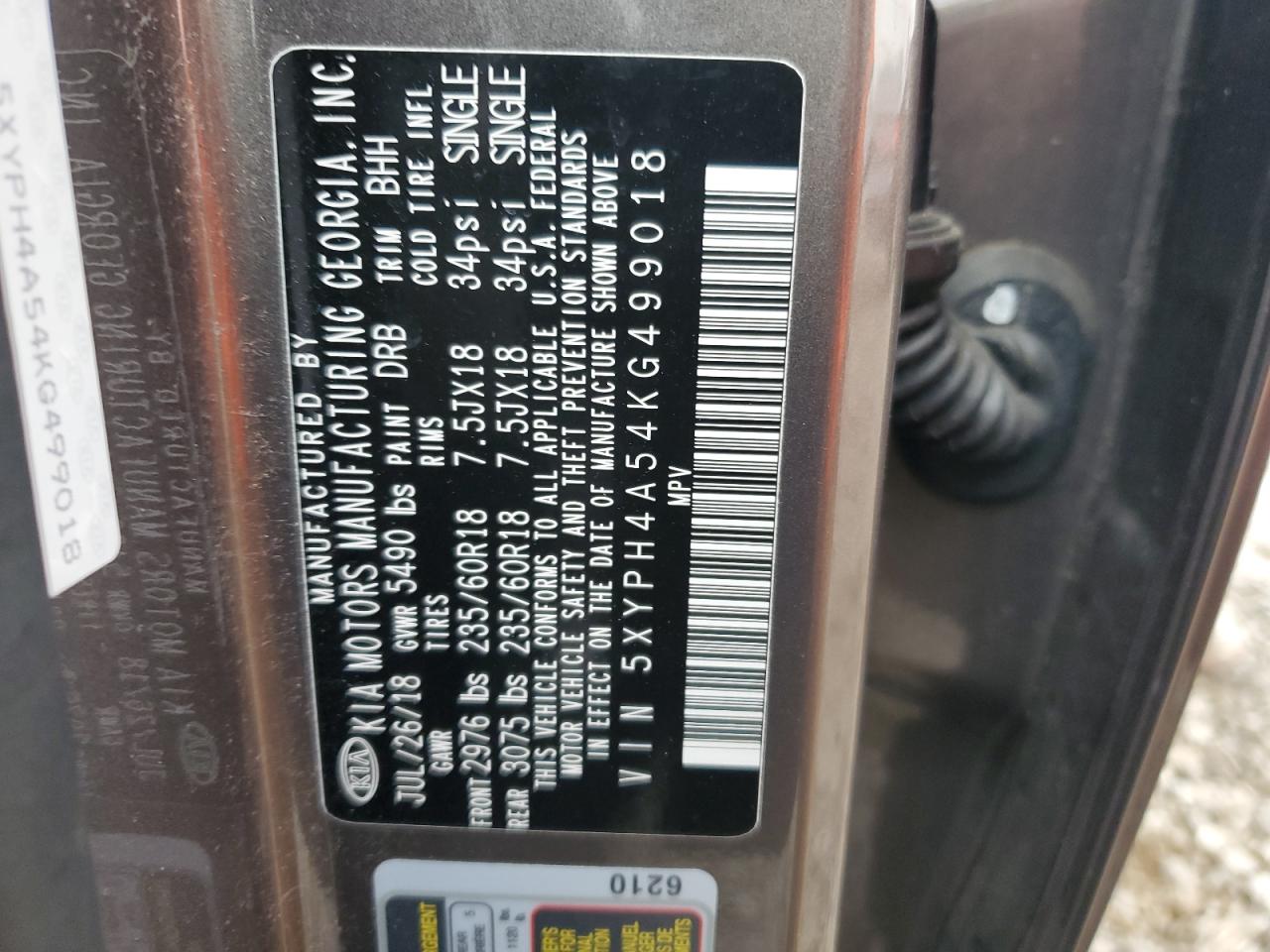 2019 Kia Sorento - Image 15