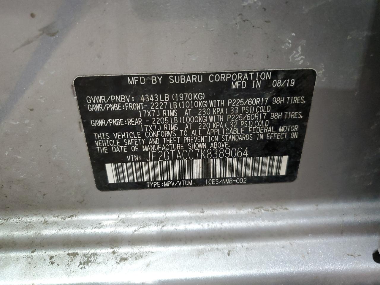 2019 Subaru XV - Image 13