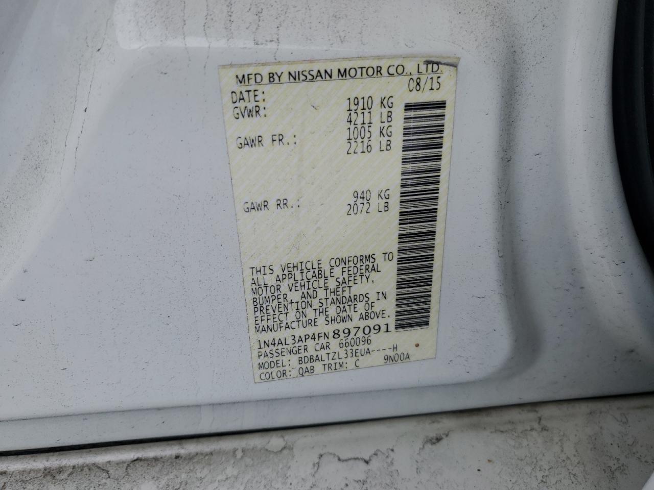 2015 Nissan Altima - Image 12
