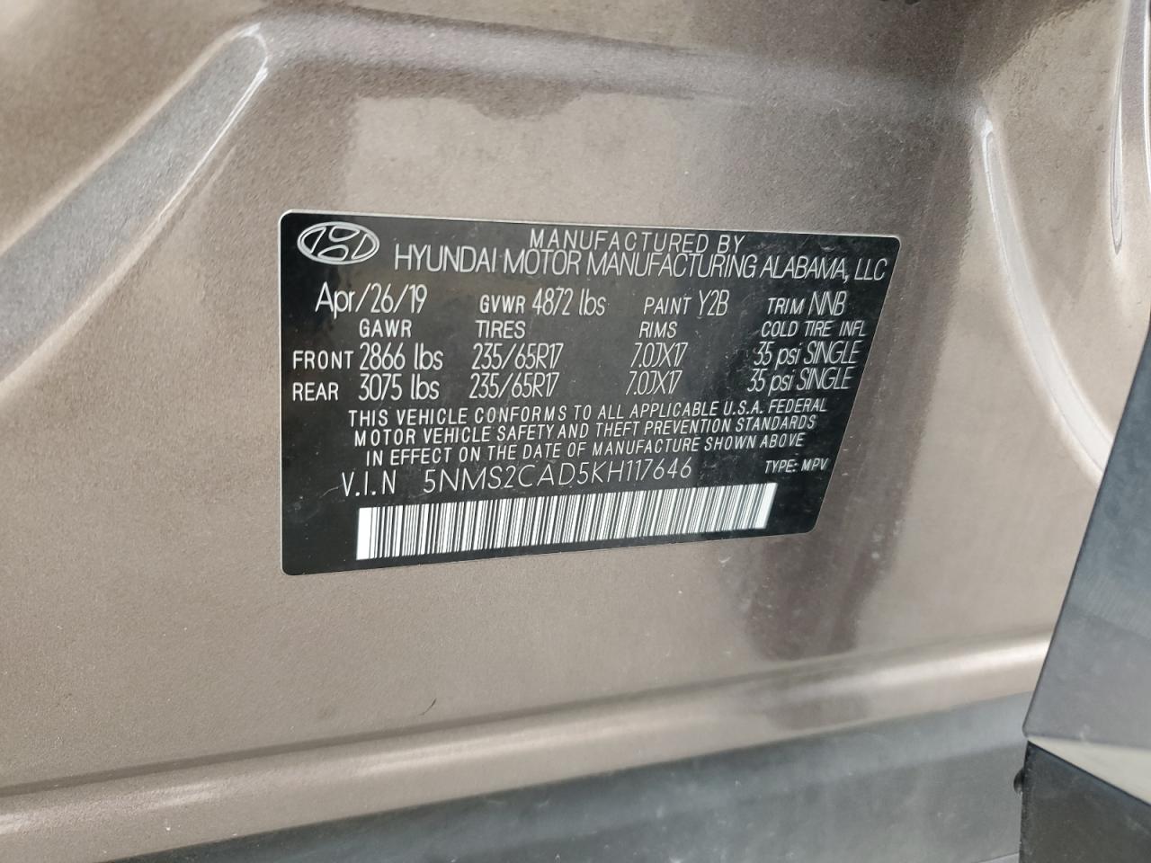 2019 Hyundai Santa Fe - Image 13