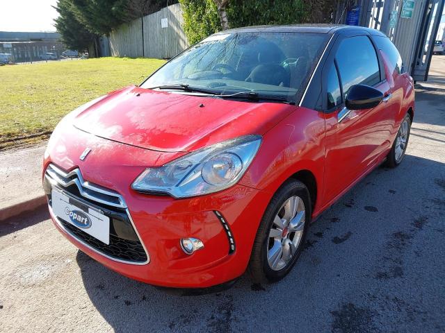 2011 CITROEN DS3 DSTYLE for sale at Copart PETERLEE