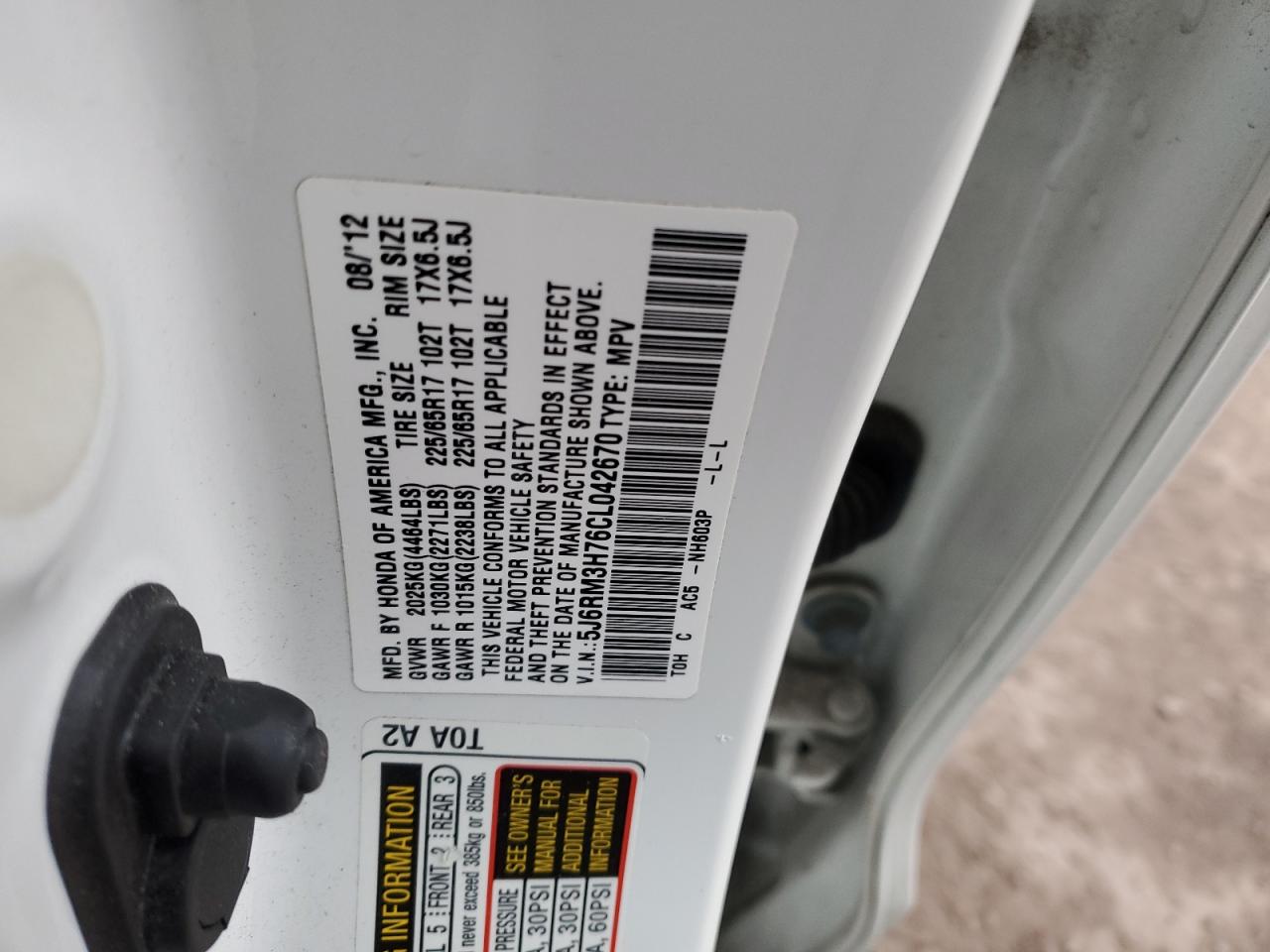 2012 Honda CR-V - Image 14