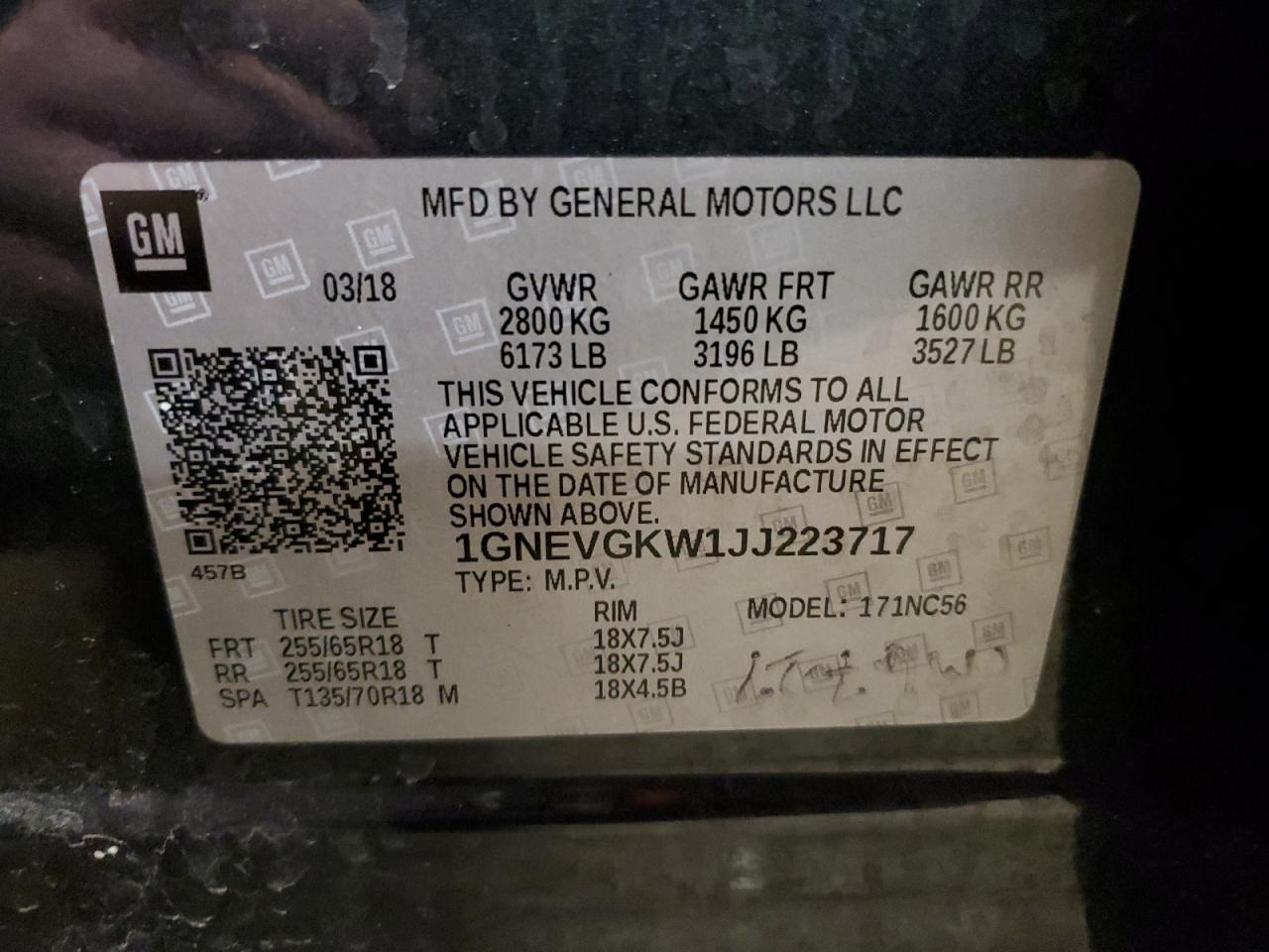 2018 Chevrolet Traverse - Image 13