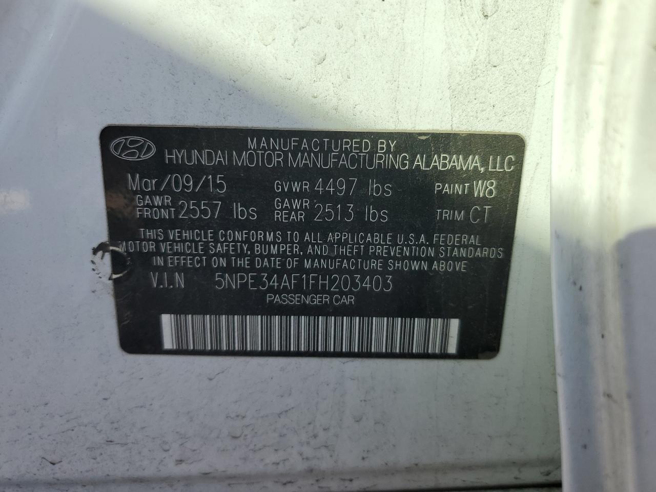 2015 Hyundai Sonata - Image 13