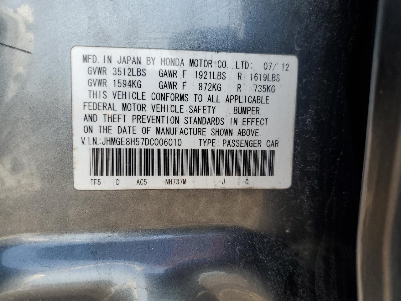 2013 Honda Fit - Image 14