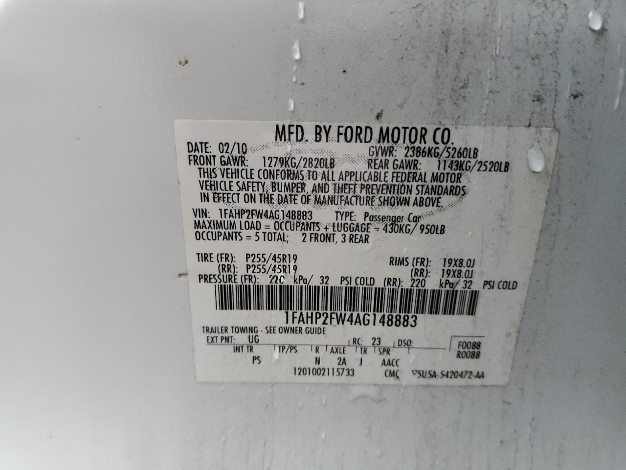 2010 Ford Taurus - Image 12