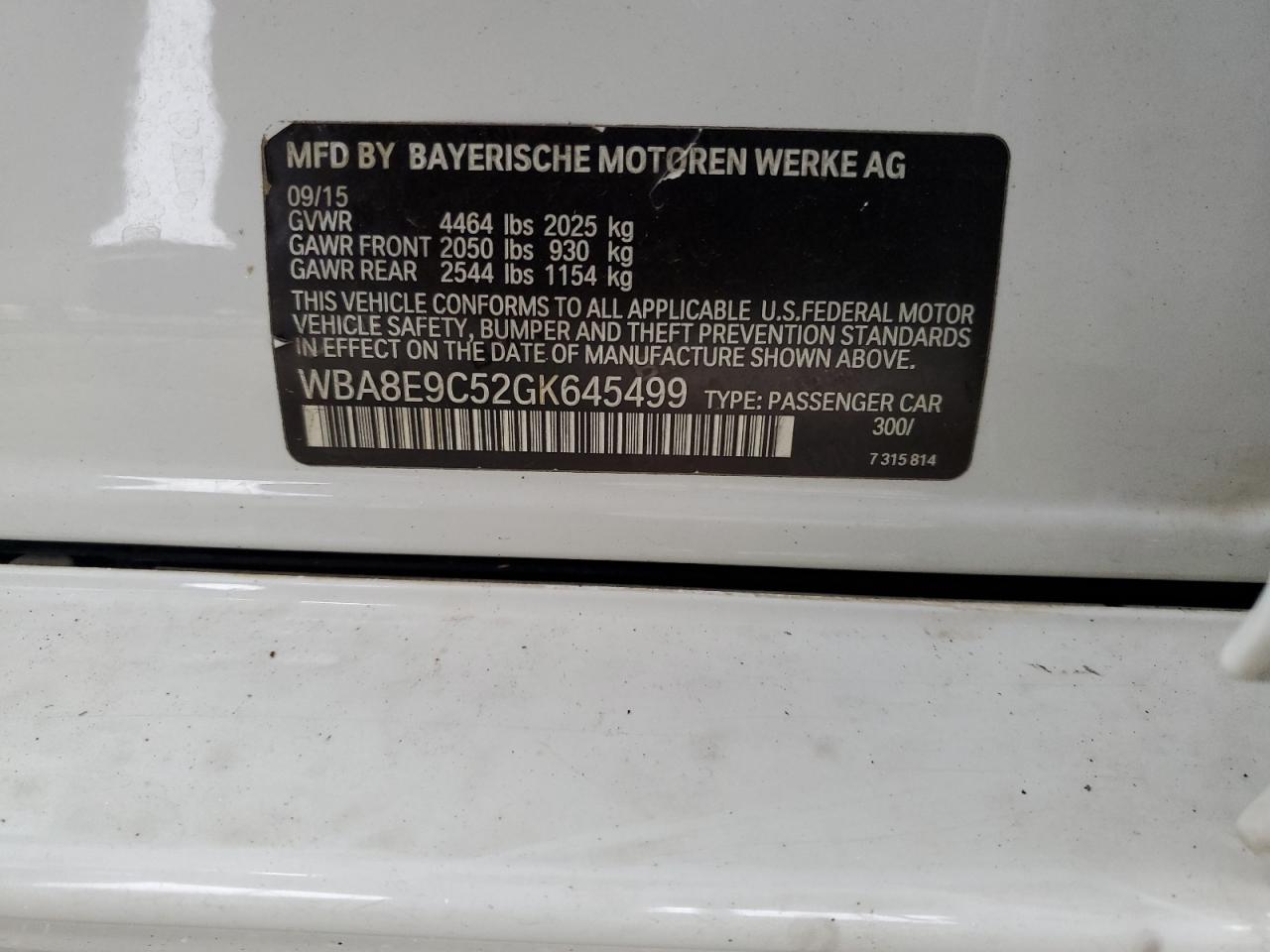 2016 BMW 3er - Image 12