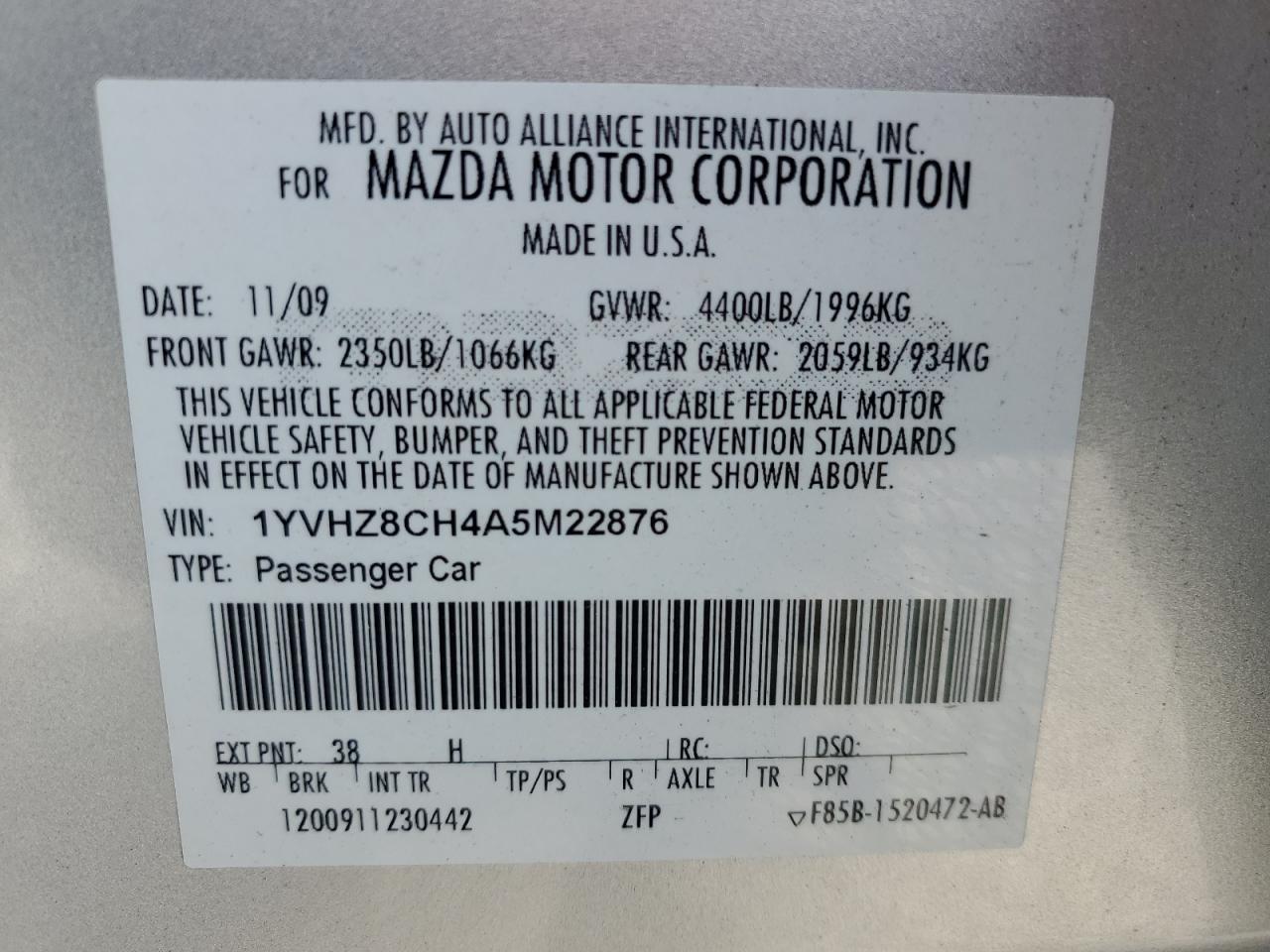2010 Mazda 6 - Image 15