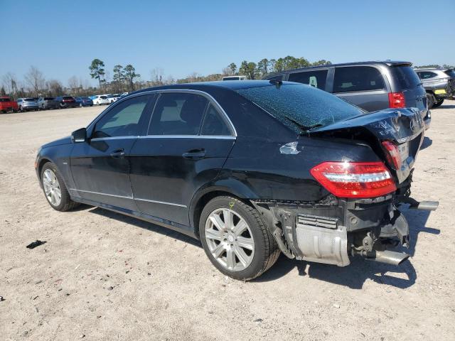 Седани MERCEDES-BENZ E-CLASS 2012 Чорний