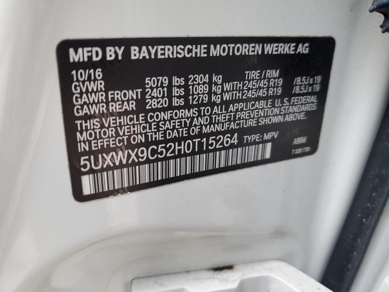 2017 BMW X3 - Image 15