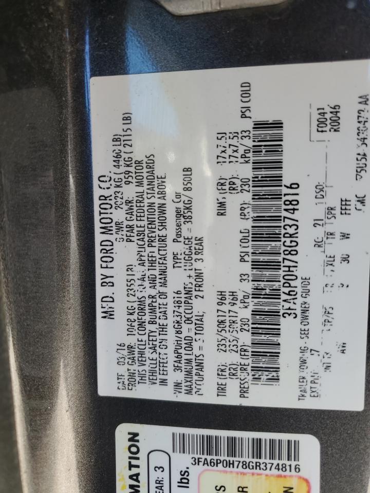 2016 Ford Fusion - Image 12