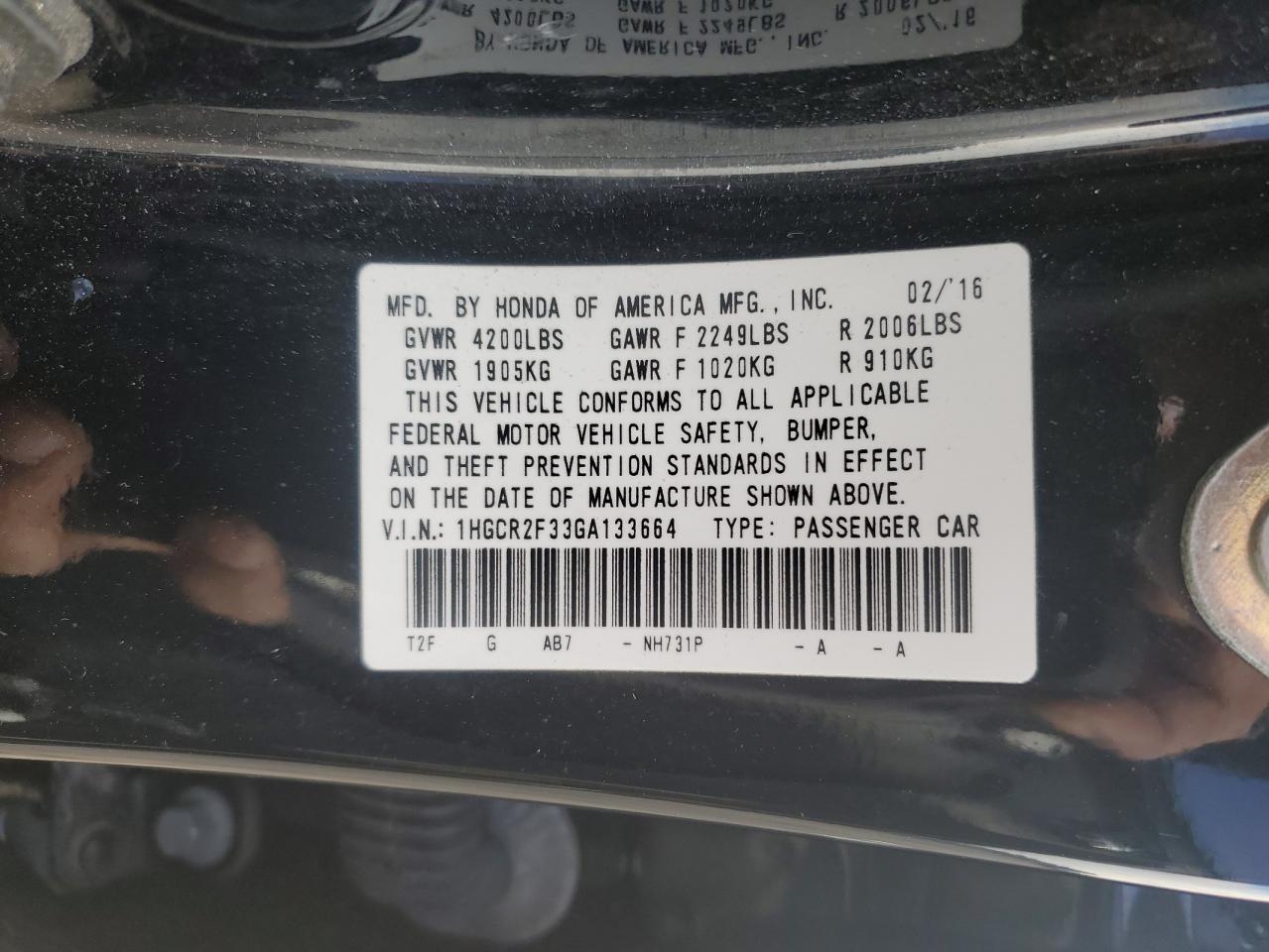 2016 Honda Accord - Image 13