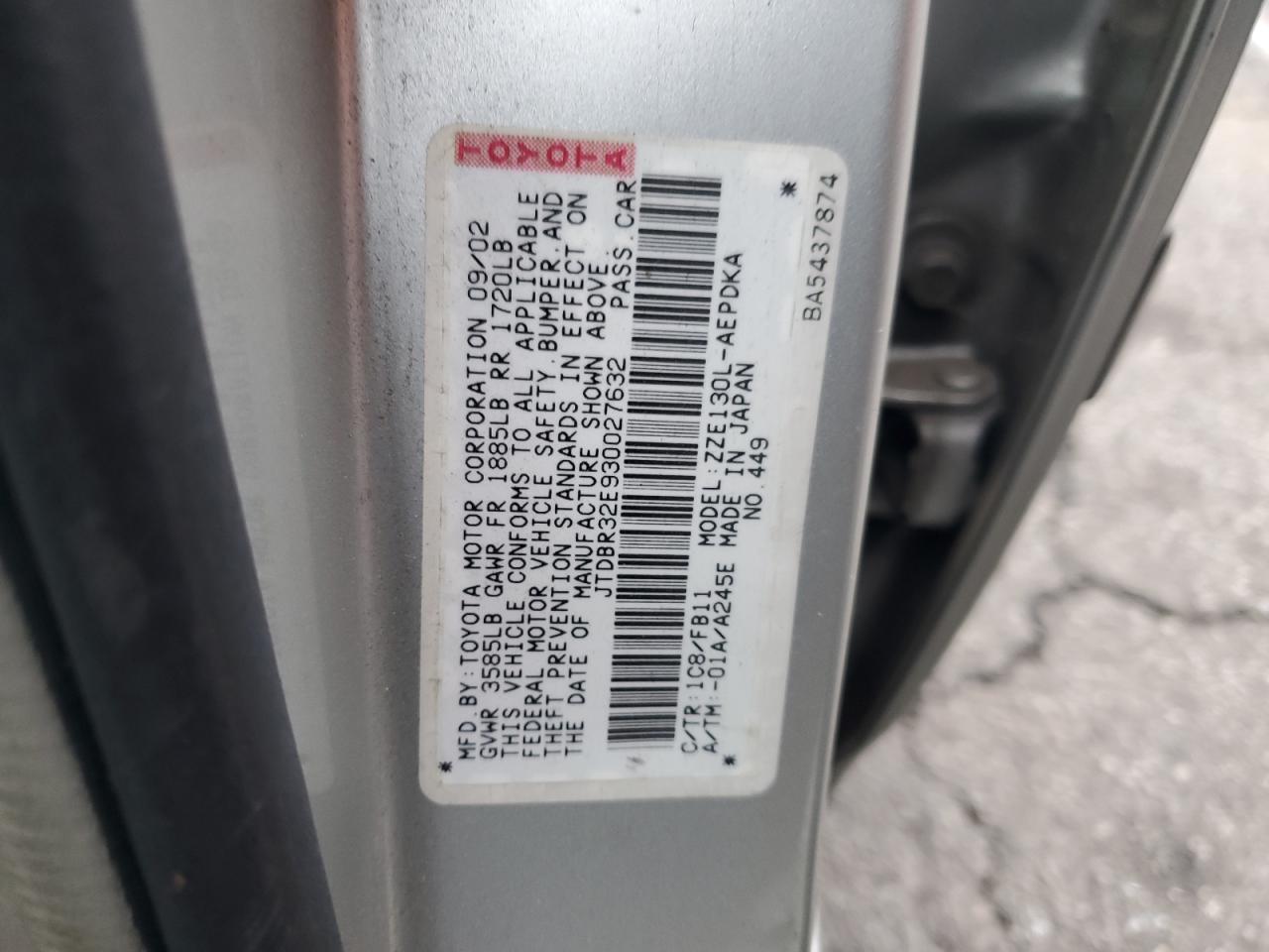 2003 Toyota Corolla - Image 12