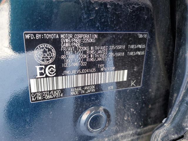 2018 TOYOTA RAV4 HV LIMITED