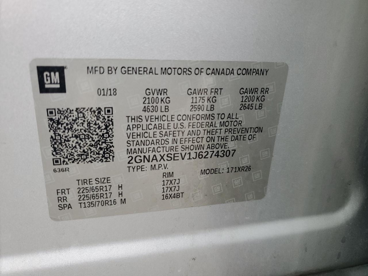 2018 Chevrolet Equinox - Image 13