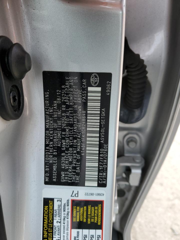 2012 Toyota Camry - Image 12