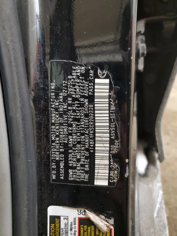 2012 Toyota Camry - Image 12